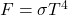 F= \sigma T ^4