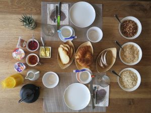 breakfast table