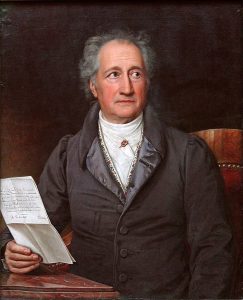 Portrait of Goethe