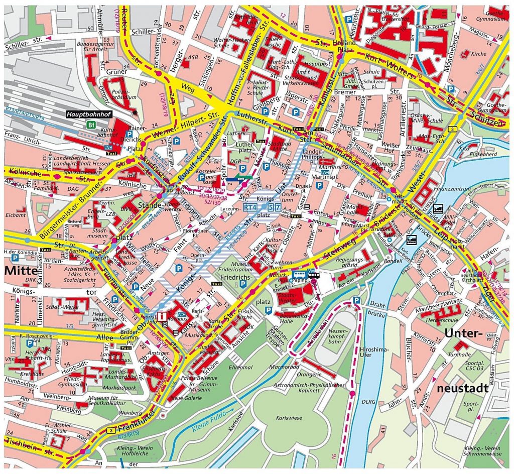 map of Kassel