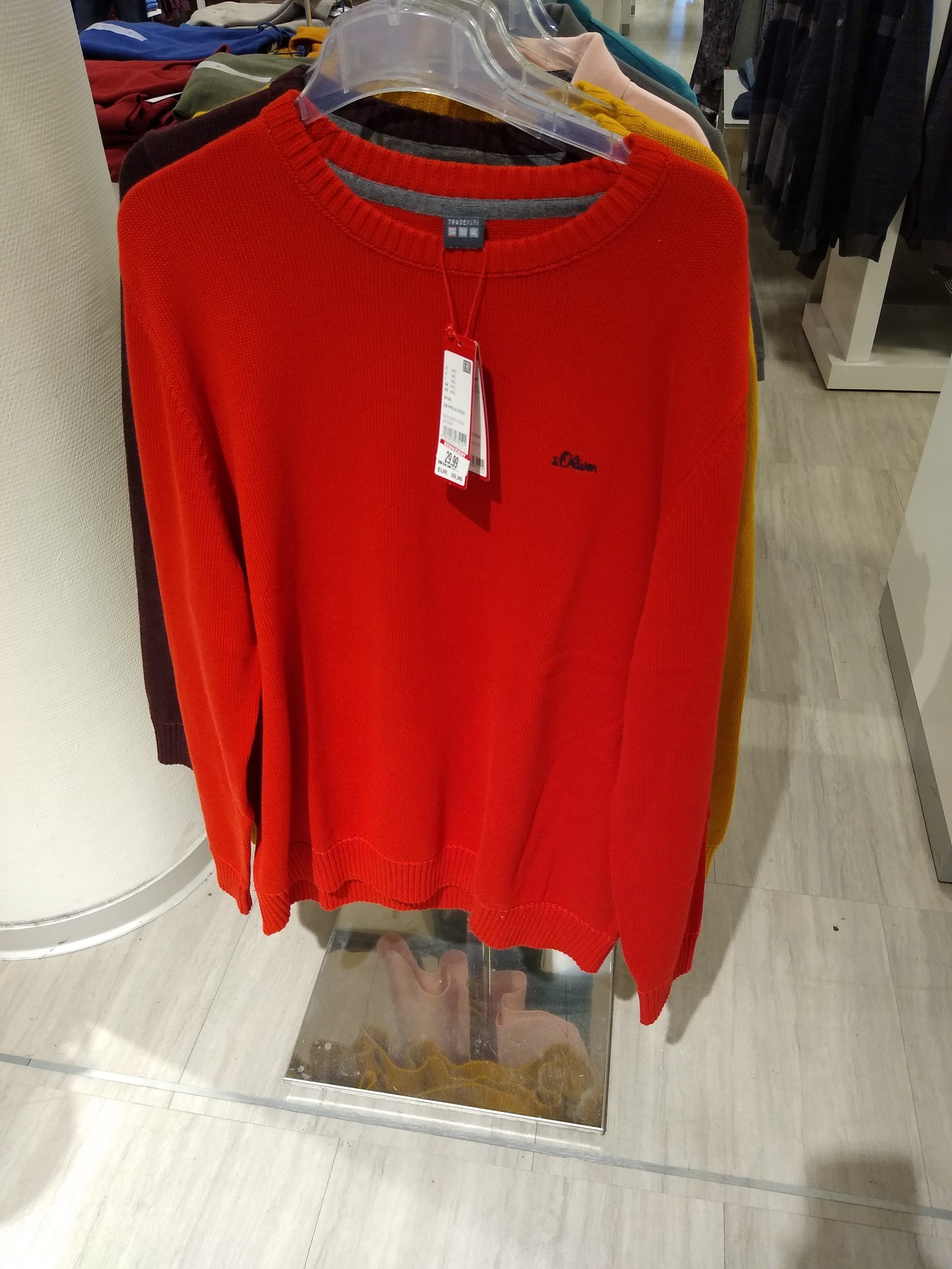 red sweater