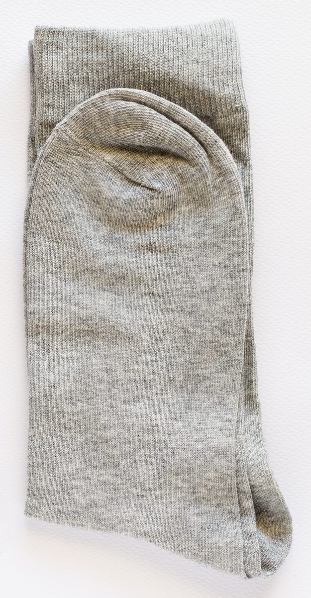 graue Socken