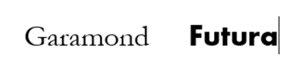 A visual comparison between serif and sans serif fonts