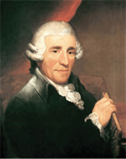 A portrait of Joseph Haydn.