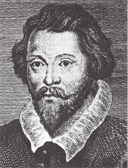 A black and white profile picture of William Byrd.